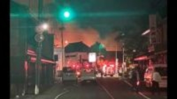 【速報】本堂全焼か 高岡の火事は大法寺  けが人はない模様  午後9時現在、消火活動続く  概ね鎮圧
