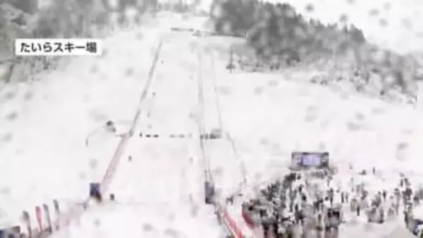 南砺市でモーグルワールドカップ　注目の堀島行真選手は3位　今季で引退する冨高日向子選手は2位