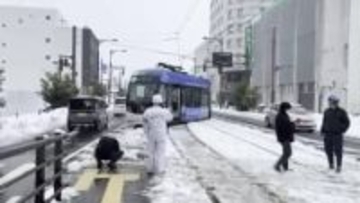 高岡市で万葉線の電車「脱線」乗客おらず運転手含めケガ人なし