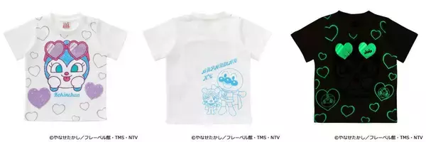 「アンパンマン「オリジナルシートクッション」がもらえるキャンペーンも！ペアコーデもできちゃう新作半袖Tシャツが出たよ♡」の画像