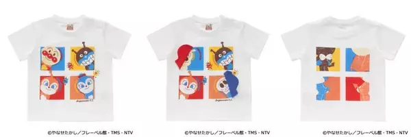 「アンパンマン「オリジナルシートクッション」がもらえるキャンペーンも！ペアコーデもできちゃう新作半袖Tシャツが出たよ♡」の画像