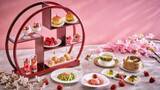 「中華風アフタヌーンティーで桜と苺を味わう」の画像1
