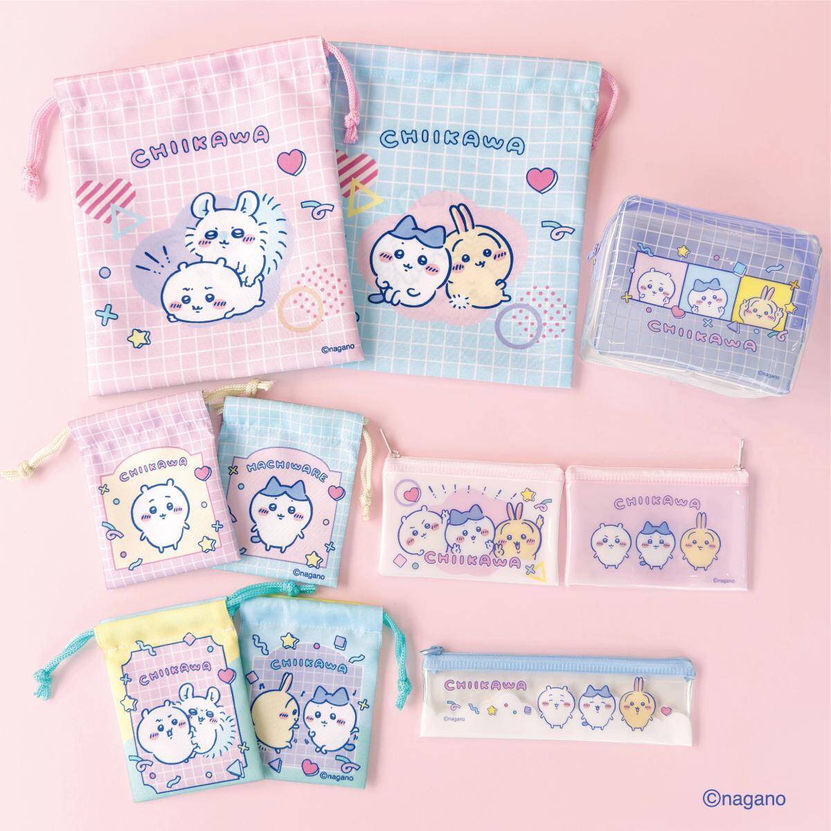 ダイソー限定デザインの「ちいかわ」がかわいすぎる♡文具やポーチなど大人買いしたくなるラインアップ。