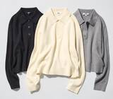 「「最近これしか着てない」「出社コーデに最適」春先まで大活躍するユニクロのポロセーターがSNSで話題。」の画像1