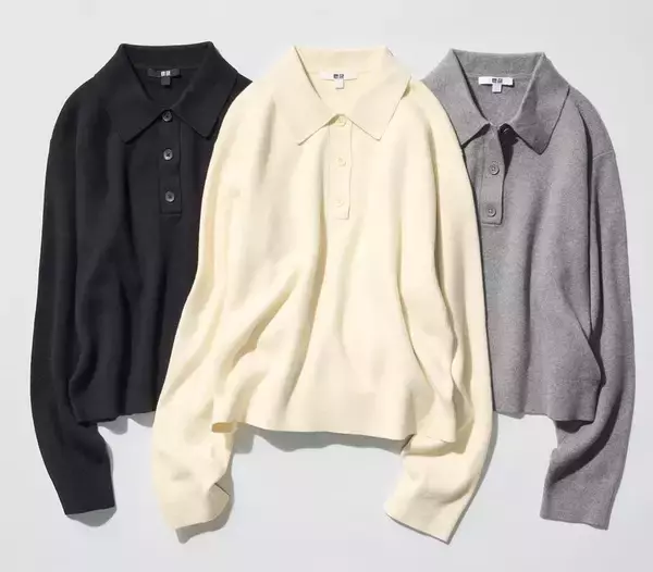 「最近これしか着てない」「出社コーデに最適」春先まで大活躍するユニクロのポロセーターがSNSで話題。