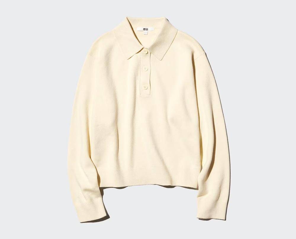 「最近これしか着てない」「出社コーデに最適」春先まで大活躍するユニクロのポロセーターがSNSで話題。