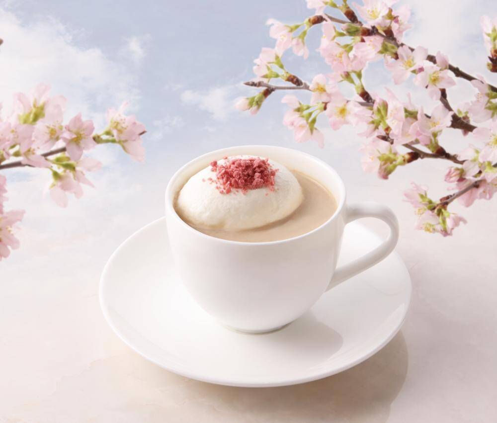 《3月27日はさくらの日》桜ドリンク勢ぞろい。カフェオレからレモネードまで、気分に合わせて春を満喫できるよ～♡