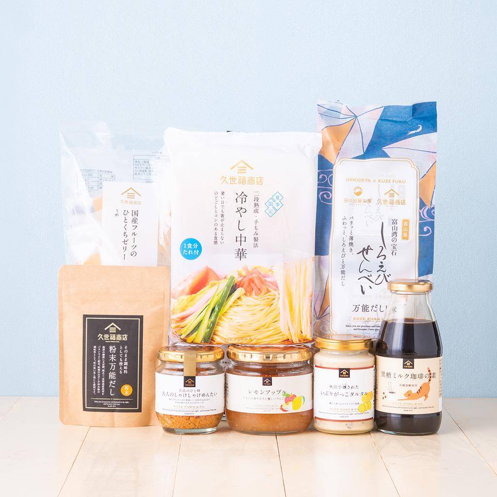 【久世福商店】オンライン限定「2026夏の福袋」は7月3日15時発売。8点入り、気になる中身をチェック。