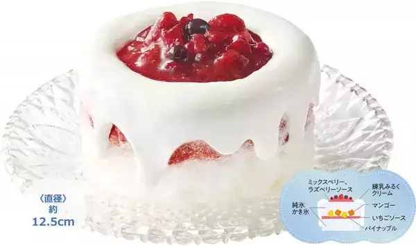 「ジョナサンに進化系かき氷が登場！ふわっほろ食感で雪のような口どけ♡」の画像