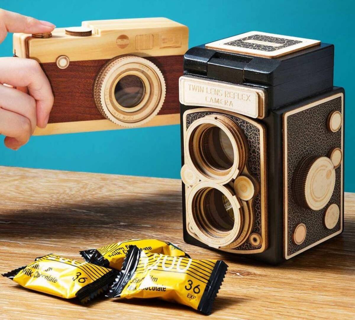 今度は 木箱 カルディ新登場の カメラチョコ がまたまた可愛い 22年2月17日 エキサイトニュース