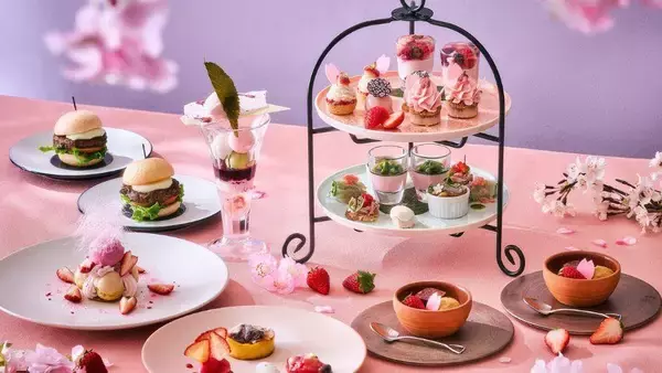 最上階のロケーションで贅沢なお花見