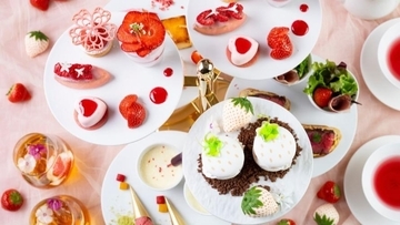 白いちごやあまおうを楽しめるアフタヌーンティー