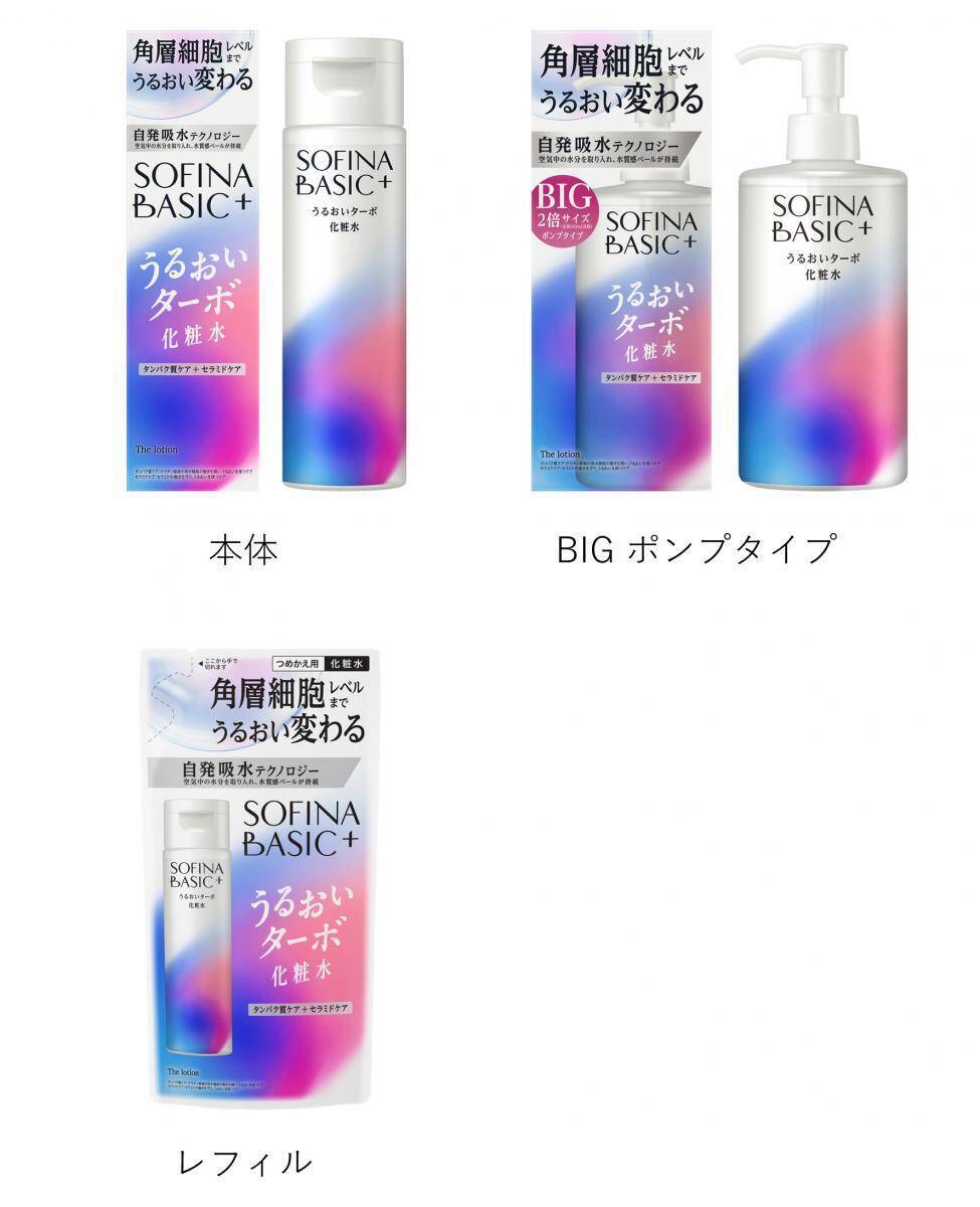 【1000円台コスメ】花王の新ブランド「ソフィーナ ベーシック」からうるおいに着目した化粧水＆乳液が登場