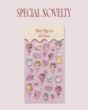 「無くなり次第終了！ぷっくりステッカーが可愛すぎる♡「Her lip to Ice Cream」の8000円以上でもらえるノベルティ公開。」の画像1
