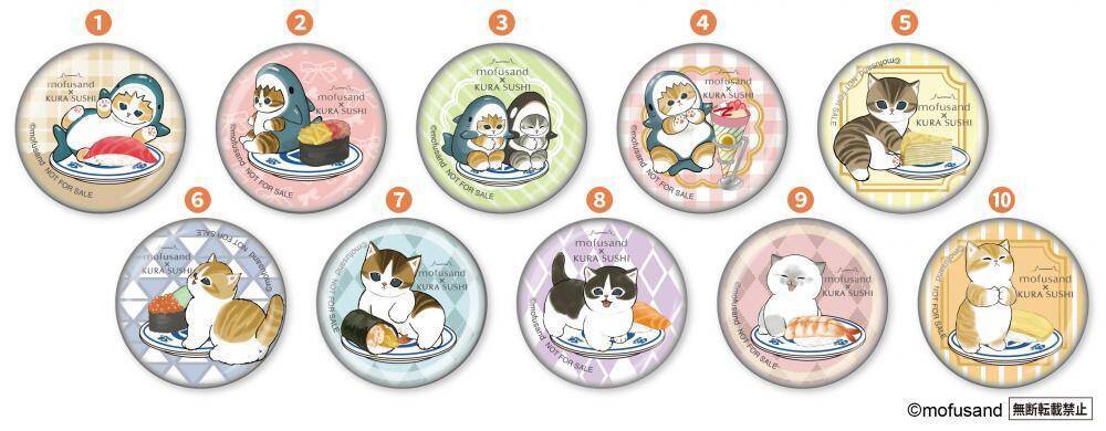 くら寿司とmofusandが初コラボ！可愛すぎる限定寿司＆スイーツやオリジナルグッズが2月6日から登場♡