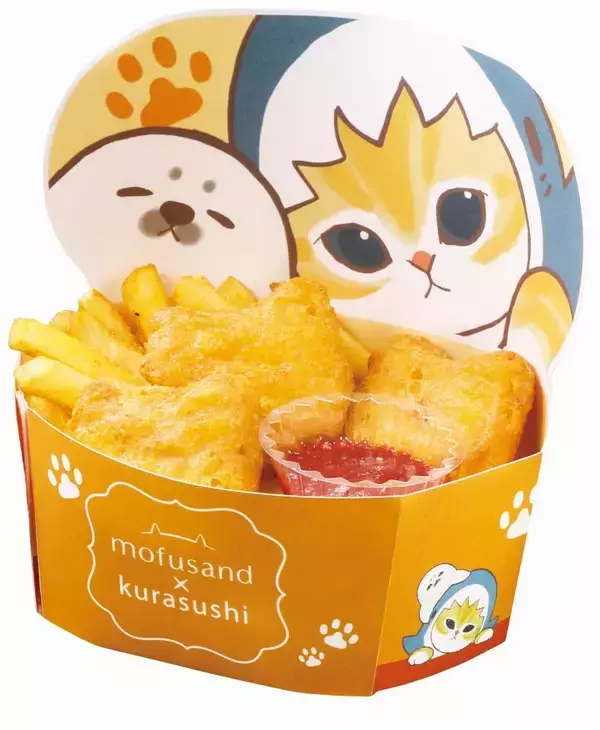 「くら寿司とmofusandが初コラボ！可愛すぎる限定寿司＆スイーツやオリジナルグッズが2月6日から登場♡」の画像