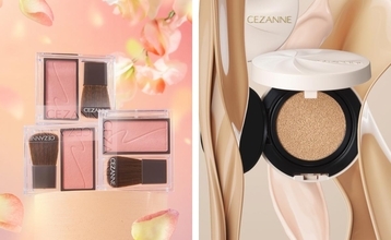 【セザンヌ】人気No.1チーク＆薄膜カバーファンデから新色登場♡6月上旬から先行販売スタート。