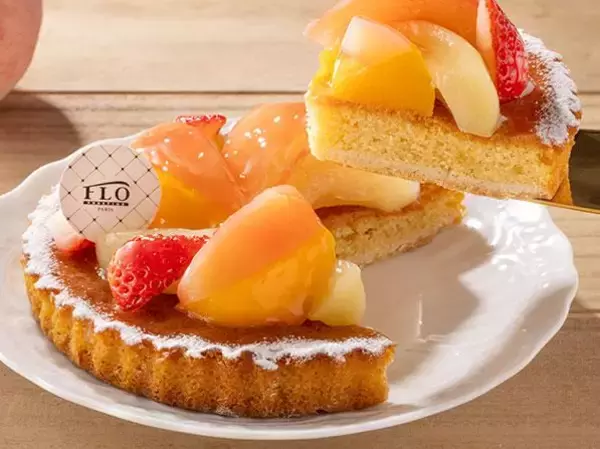 「6月の「FLOの日」は桃を贅沢に使ったタルト3種♡フロプレステージュのスイーツをお得にゲットするなら5・6・7のつく日に注目。」の画像
