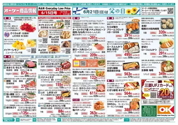 【オーケー最新チラシ】人気のスパゲッティソースが170円！「マウントレーニア」や「焼プリン」などお得商品が盛りだくさん《6月21日まで》
