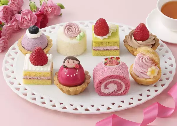「銀座コージーコーナーの「母の日ケーキ」は全部で6種。花束みたいなケーキやお母さんイメージのアソートなど多彩なラインアップ♡」の画像
