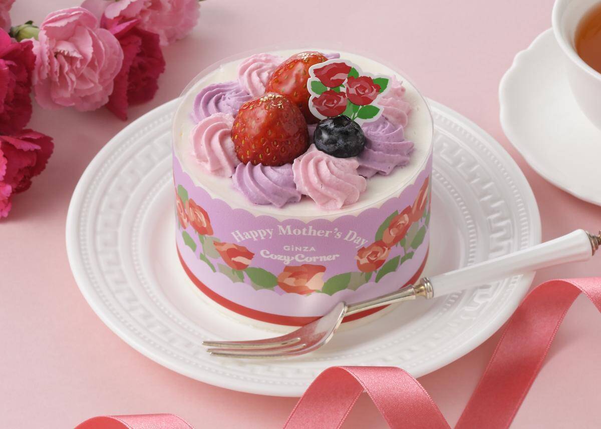 銀座コージーコーナーの「母の日ケーキ」は全部で6種。花束みたいなケーキやお母さんイメージのアソートなど多彩なラインアップ♡