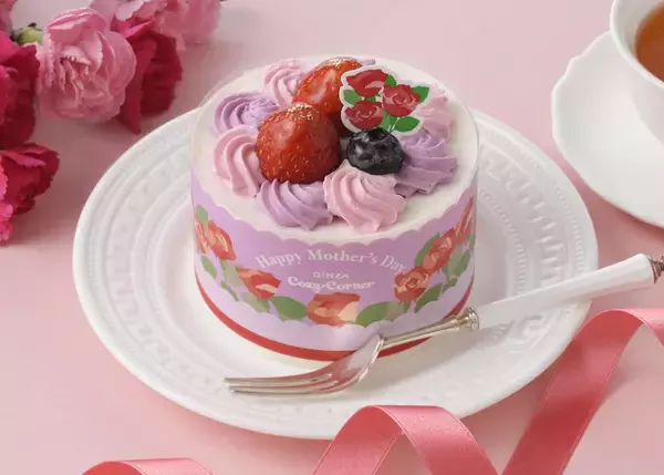 「銀座コージーコーナーの「母の日ケーキ」は全部で6種。花束みたいなケーキやお母さんイメージのアソートなど多彩なラインアップ♡」の画像