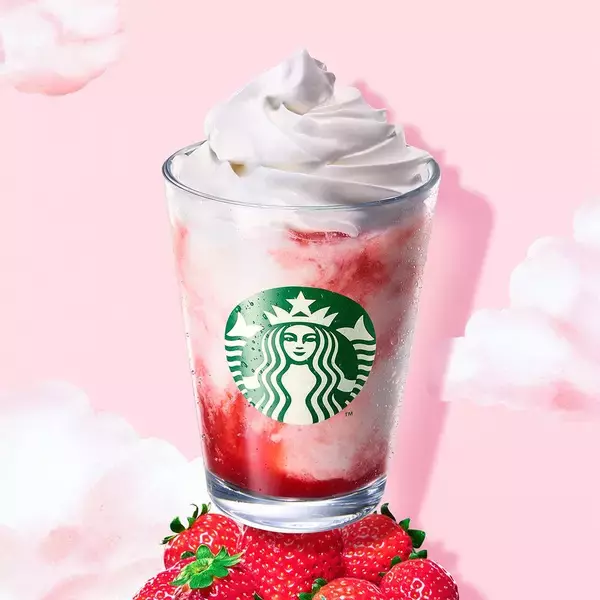 「【スタバ】さっそく「かなり美味しい」との声も！春のストロベリービバレッジ3種が登場。」の画像