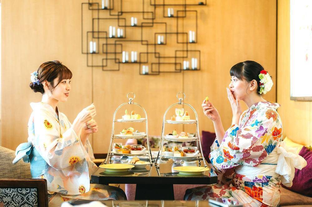 浴衣＆アフタヌーンティーのセットプランが9500円から♡プロが着付けする「浴衣でアフタヌーンティー 2026」開催中《9月30日まで》