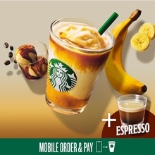 スタバの新作「バナナ アフォガート フラペチーノ」に無料で55円相当のカスタマイズ追加が可能！お得なキャンペーンは6月21日まで。