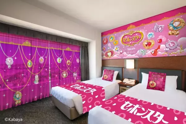 「【新横浜プリンスホテル×セボンスター】宝石箱みたいなケーキ可愛すぎる。女の子の夢と憧れが詰まったコンセプトルームは限定グッズ付き」の画像