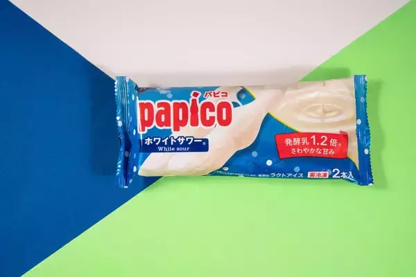 「ファミマでパピコを2個買うと「パピコセーター」がもらえる♡今回は"45周年ファミマボーダー柄"で登場《6月30日10時開始》」の画像
