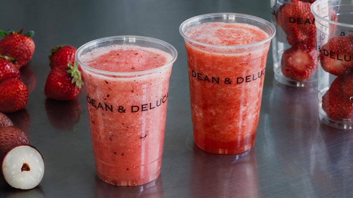3月31日まで無料で「あまおうストロベリージュース」をサイズアップ！DEAN & DELUCAで便利なモバイルオーダーがスタート。
