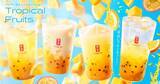 「ゴンチャに夏のトロピカルティー4種が登場！マンゴー・オレンジ・パッションフルーツを一緒に楽しめる♡」の画像1