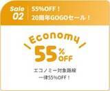 「【最大62％オフ】WILLER EXPRESSが20周年記念セール開催中！「1km5円」や55％オフなど見逃せない企画が盛りだくさん。」の画像3
