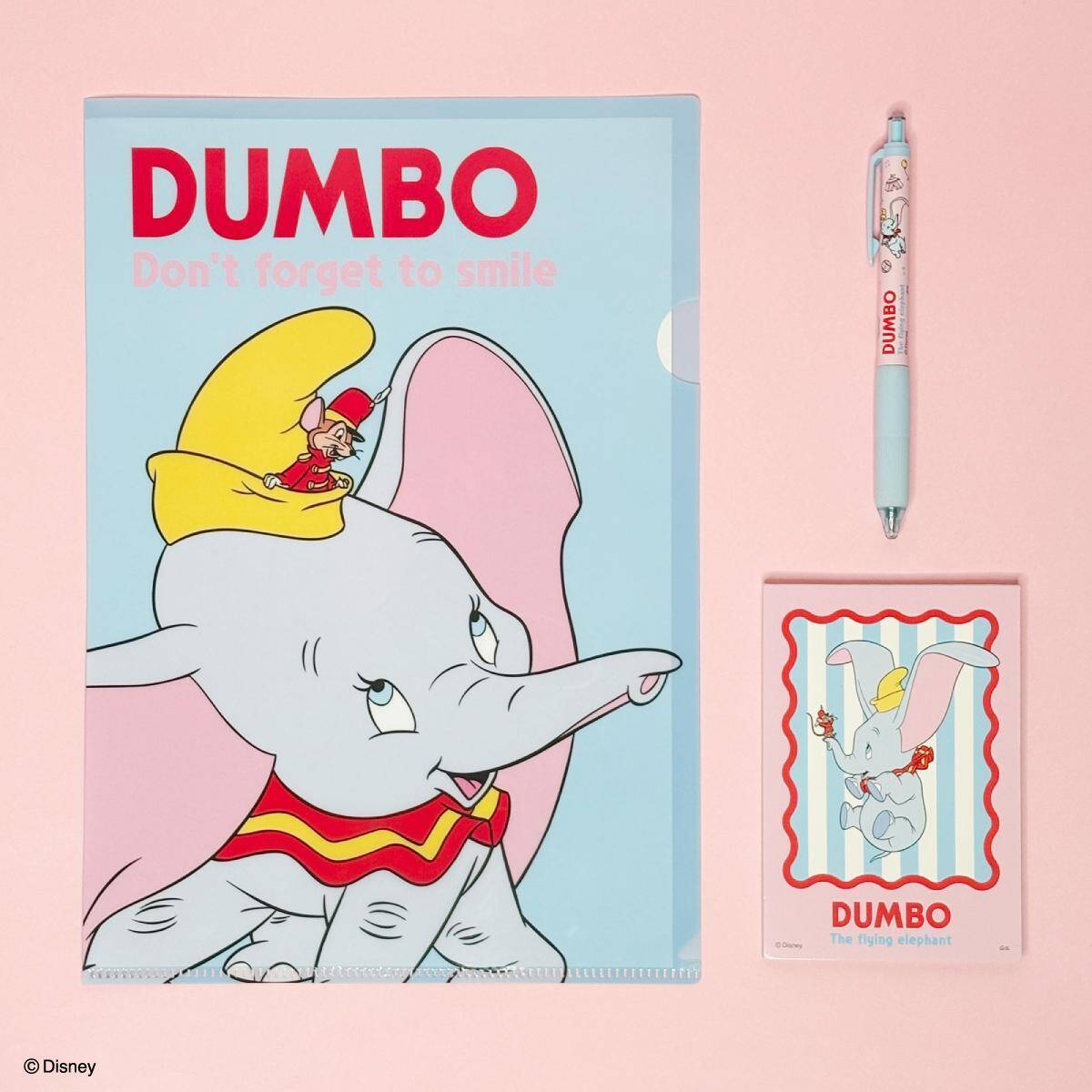 キャンドゥに「ダンボ」のグッズ登場中♡クリアステッカーやポーチ、巾着セットなど日常使いしやすいアイテムが勢ぞろい。