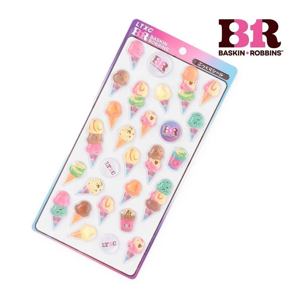 シル活界隈から大注目！ナルミヤ×サーティワンのぷっくりシールは5月16日発売。