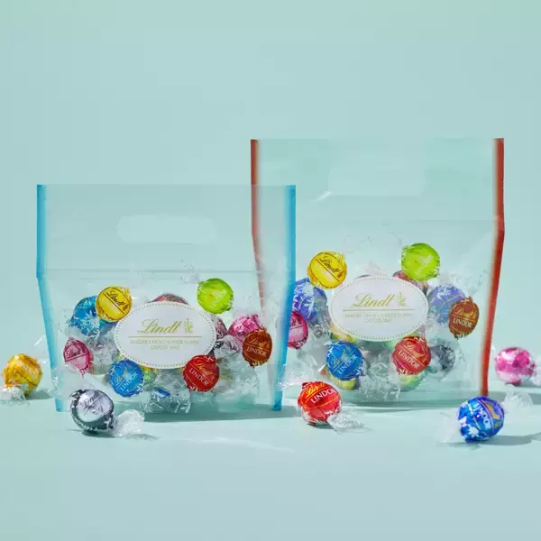 「【リンツ】チョコ詰め放題がパワーアップ！ 6色から選べるポーチが登場。《5月31日まで》」の画像