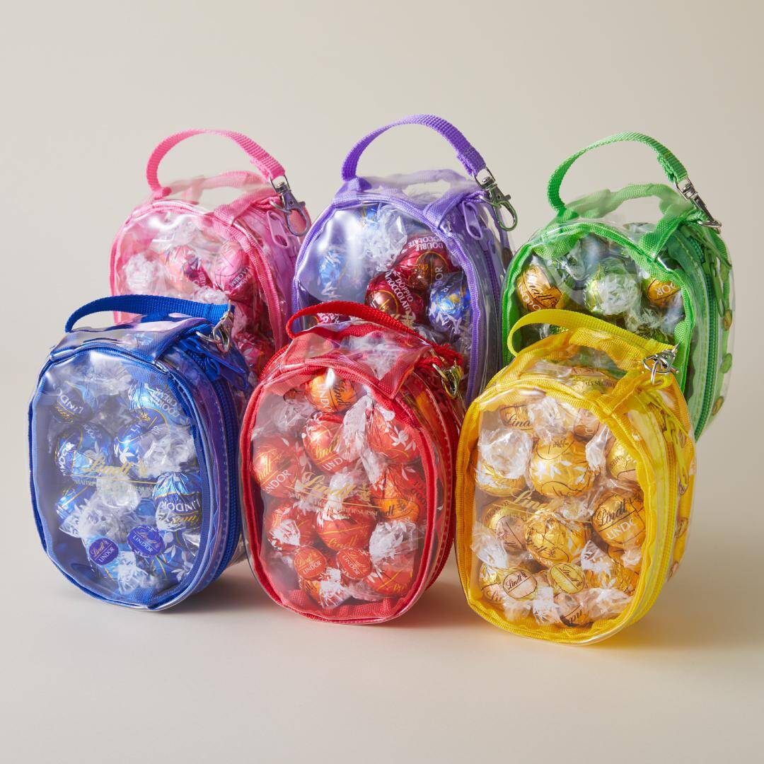 【リンツ】チョコ詰め放題がパワーアップ！ 6色から選べるポーチが登場。《5月31日まで》