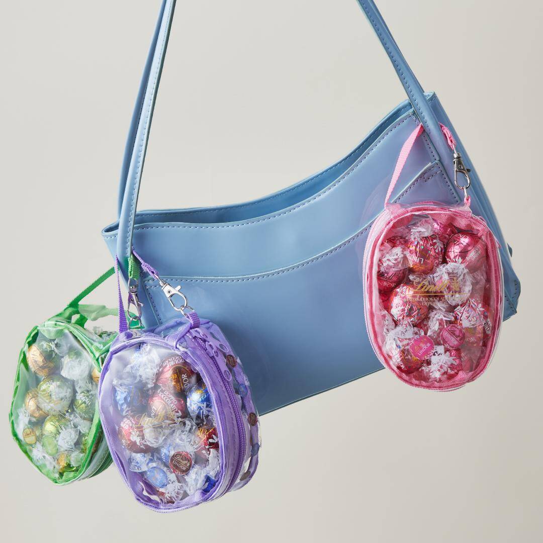 【リンツ】チョコ詰め放題がパワーアップ！ 6色から選べるポーチが登場。《5月31日まで》
