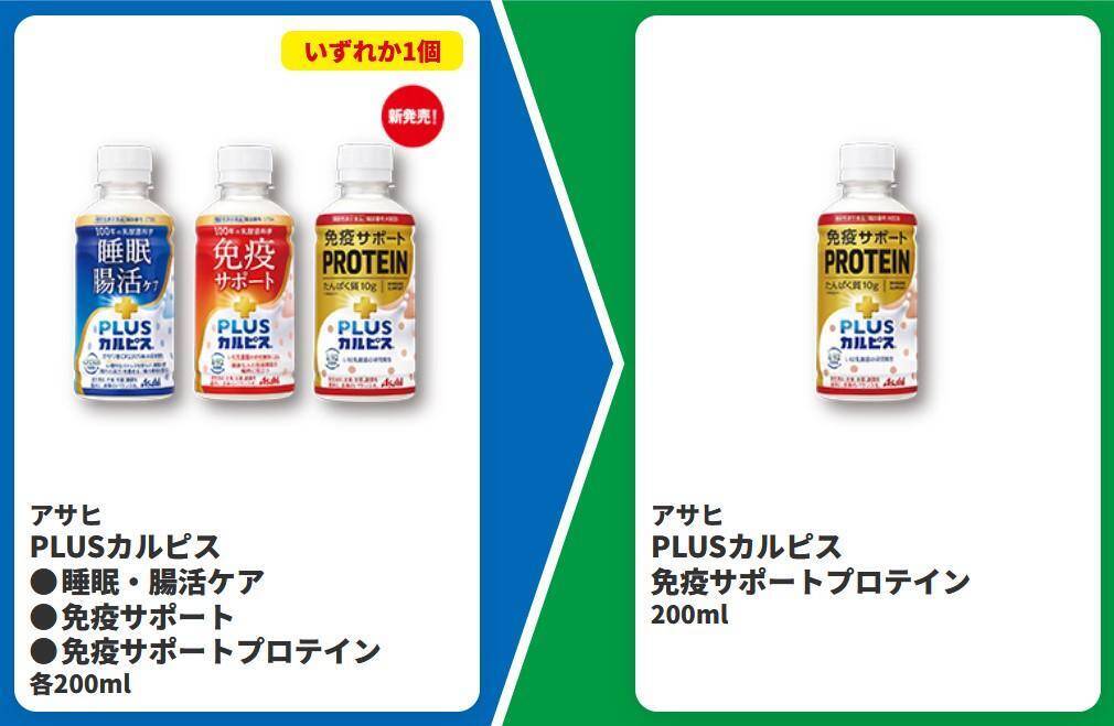 【ファミマ】冷たい麺購入で飲料無料券もらえる！7月14日開始の「1個買うと1個もらえる」はアロエヨーグルトやPLUSカルピスなど大量。