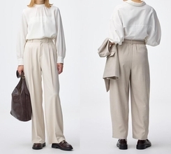 【GU】ブラウス＆パンツは1000円台！春のきれいめアイテム3選《3月12日まで特別価格》