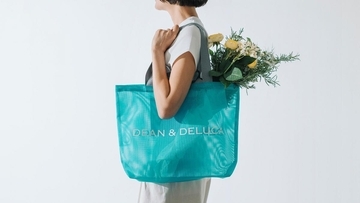 【DEAN & DELUCA】限定色「ターコイズ」のメッシュトートが数量限定で6月16日から登場。夏空みたいな爽やかなカラーが良き♡