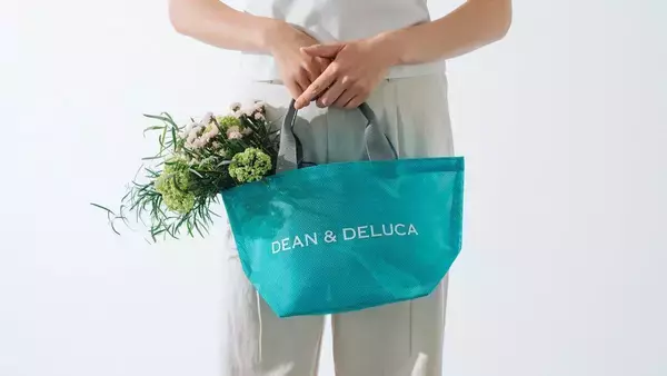 「【DEAN & DELUCA】限定色「ターコイズ」のメッシュトートが数量限定で6月16日から登場。夏空みたいな爽やかなカラーが良き♡」の画像