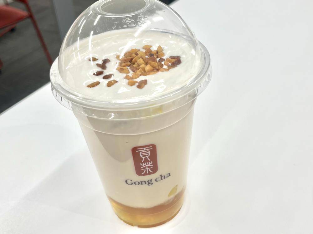 【ゴンチャ実食レポ】1月後半の新作はハニーナッツウーロンミルクティー！ぷるるんゼリーにとろ～りソースがたまらん...♡