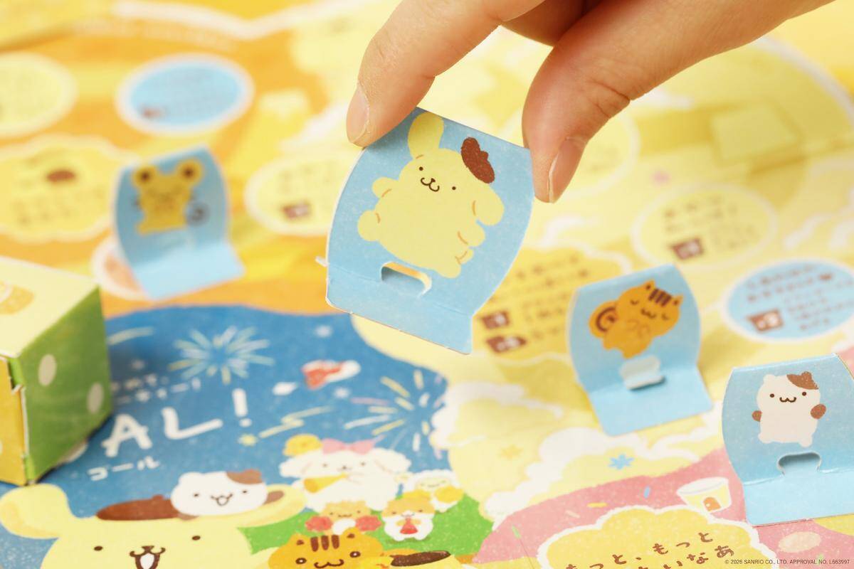 【パステル×ポムポムプリン】4月限定スイーツはシフォンケーキ＆ミニプリン。すごろくゲームができるパッケージが可愛すぎ♡