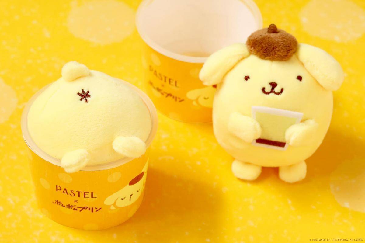 【パステル×ポムポムプリン】4月限定スイーツはシフォンケーキ＆ミニプリン。すごろくゲームができるパッケージが可愛すぎ♡