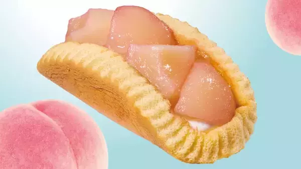 「【ローソン】桃を贅沢に味わえる♡新作スイーツおすすめ3選」の画像