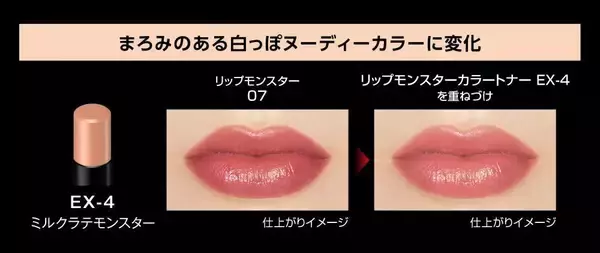 「【KATE】「リップモンスター」の新色が可愛すぎる。甘い果実のようなニュアンスピンク系カラー」の画像