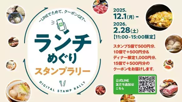 KITTE丸の内で最大2500円分のクーポンがもらえちゃう！ランチ限定のスタンプラリーは2月28日まで。