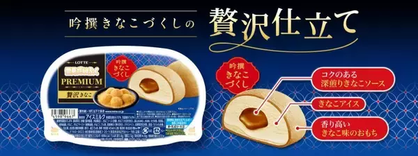 きなことおもちは相性抜群だよね。「雪見だいふくPREMIUM」からきなこづくしの贅沢な新作が登場したよ♡